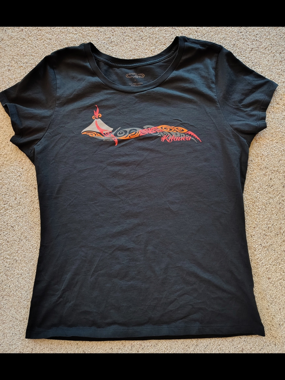 Crazy Shirts XL Ladies Graphics Tee 100% Cotton